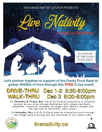 Poster for Live Nativity