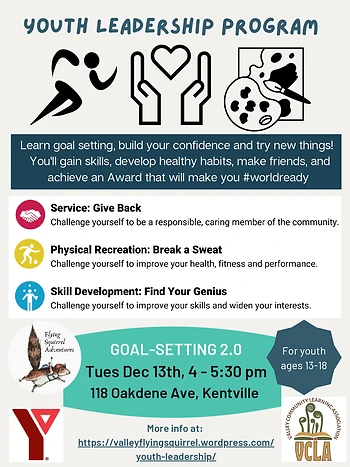 Poster for Duke of Edinburgh Youth Leadership Program