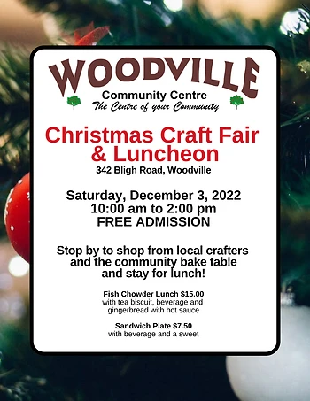 Poster for Christmas Craft Fair & Luncheon