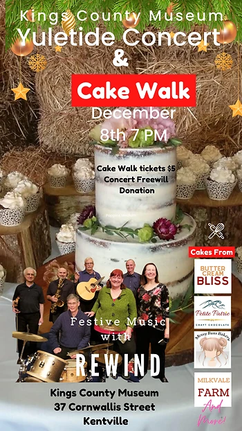 Poster for Yuletide Concert and Cake Walk