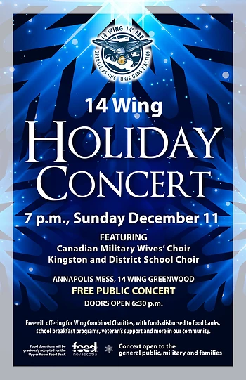 Poster for Holiday Concert
