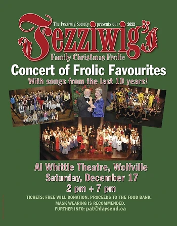 Poster for Fezzwig's Concert of Frolic Favourites