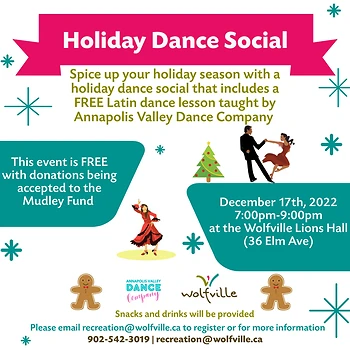 Poster for Holiday Dance Social