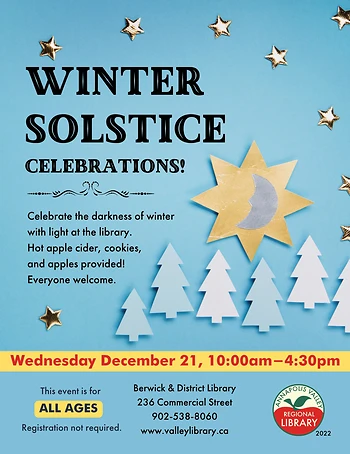Poster for Winter Solstice Celebrations