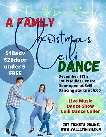 Poster for Christmas Ceilidh Dance