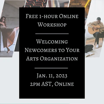 Poster for Building Welcoming Arts Communities