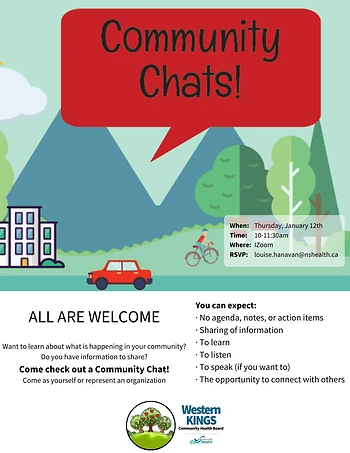 Poster for Western Kings Community Chat