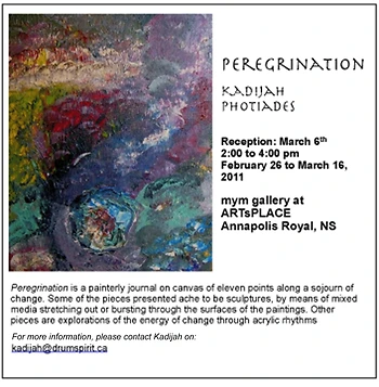 Poster for Peregrination Reception