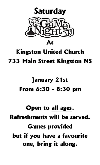 Poster for Games Night
