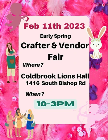Poster for Craft & Vendor Show