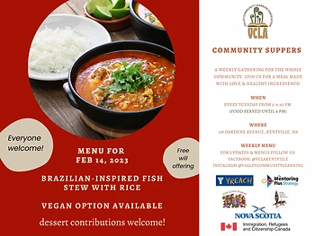 Poster for Community Supper