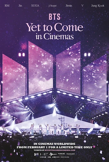 Poster for BTS Yet to Come in Cinemas
