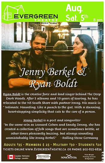 Poster for Jenny Berkel & Ryan Boldt 