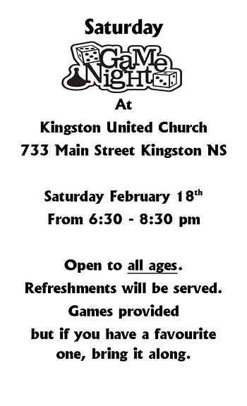 Poster for Games Night