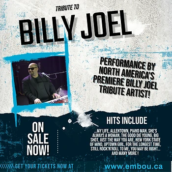 Poster for Billy Joel Tribute Tour