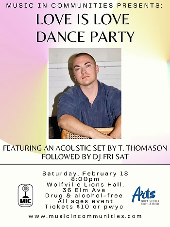 Poster for T. Thomason LOVE IS LOVE Party