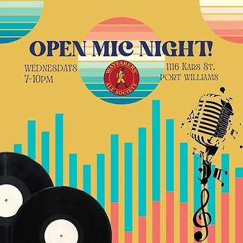 Poster for Open Mic Night
