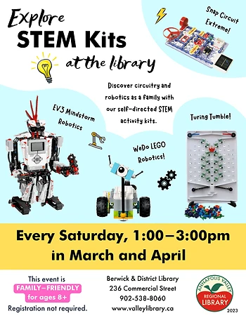 Poster for Explore with STEM Kits