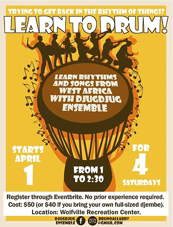 Poster for Learn to Drum!