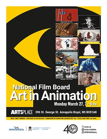 Poster for Art in Animation Screening