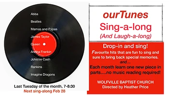 Poster for OurTunes Sing-along