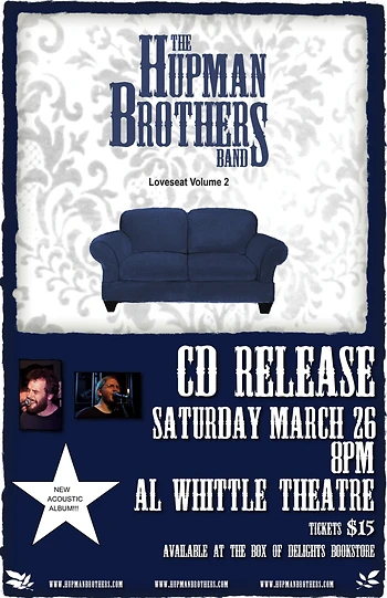 Poster for Hupman Brothers CD Release