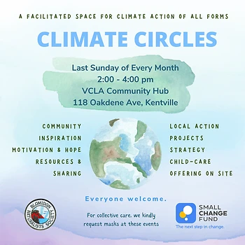 Poster for Climate Circles Community Gathering