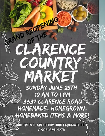 Poster for Country Market Grand Opening