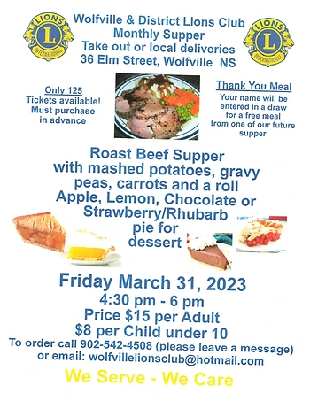 Poster for Roast Beef Take Out Supper