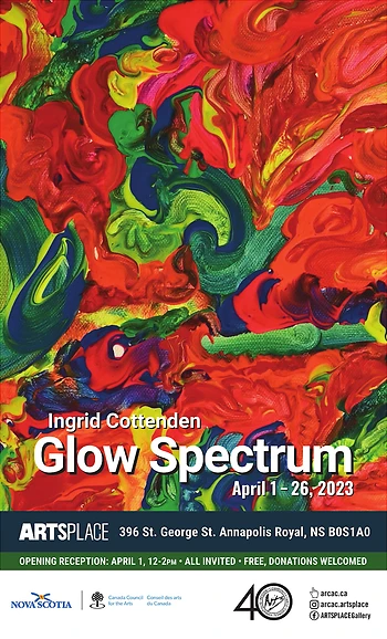Poster for Opening Reception: Glow Spectrum, Ingrid Cottenden