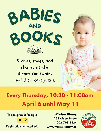 Poster for Babies and Books