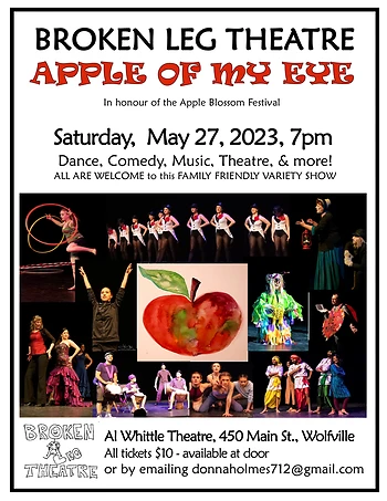 Poster for Broken Leg Theatre - Apple of my Eye