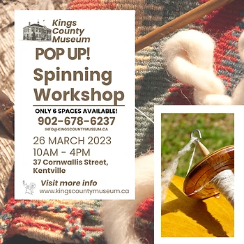 Poster for POP UP Spinning Workshop