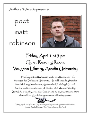 Poster for Matt Robinson