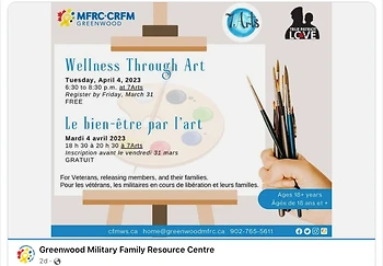 Poster for Wellness Through Art