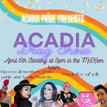 Poster for Acadia Drag Show
