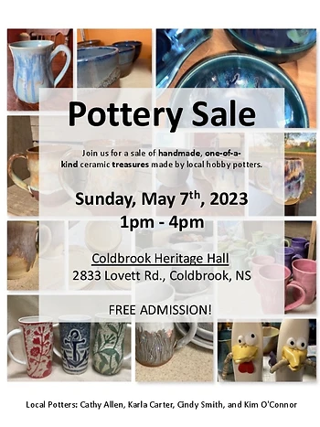 Poster for Pottery Sale