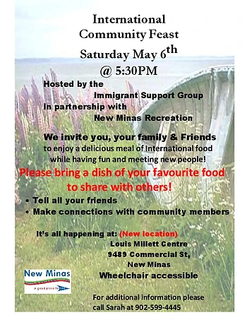 Poster for International Pot Luck Dinner
