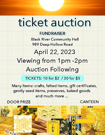 Poster for Ticket Auction