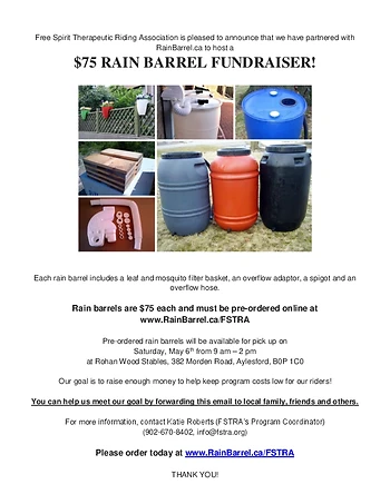 Poster for Rain Barrel Sale