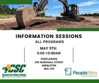 Poster for Commercial Safety College - Information Session