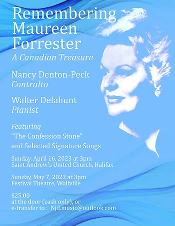 Poster for Remembering Maureen Forrester