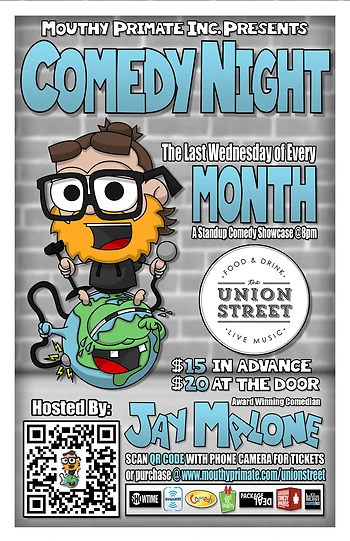 Poster for Comedy Night with Jay Malone