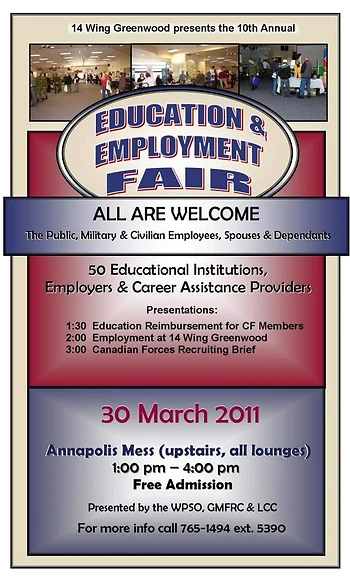Poster for Education & Employment Fair