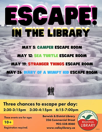 Poster for Camper Escape Room