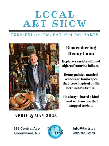 Poster for Remembering Folk Artist Denny Lunn