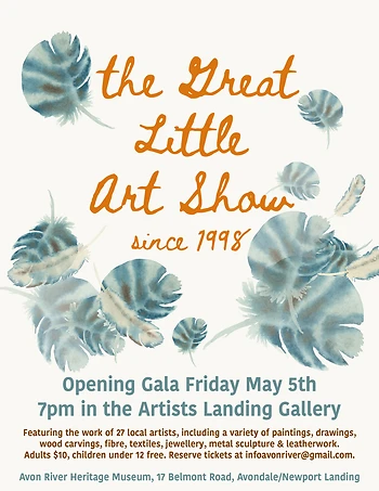 Poster for Opening Gala for the Great Little Art Show