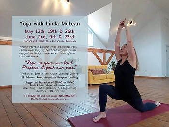 Poster for Yoga with Linda McLean