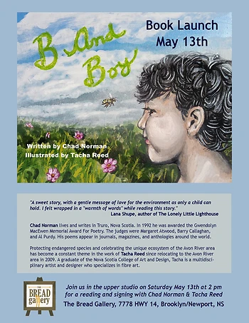 Poster for B And Boy Book Launch