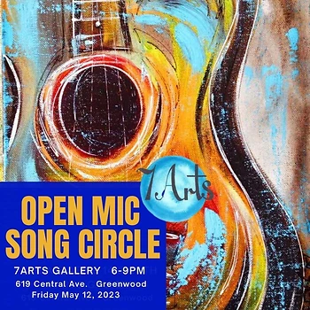 Poster for Song Circle Open Mic